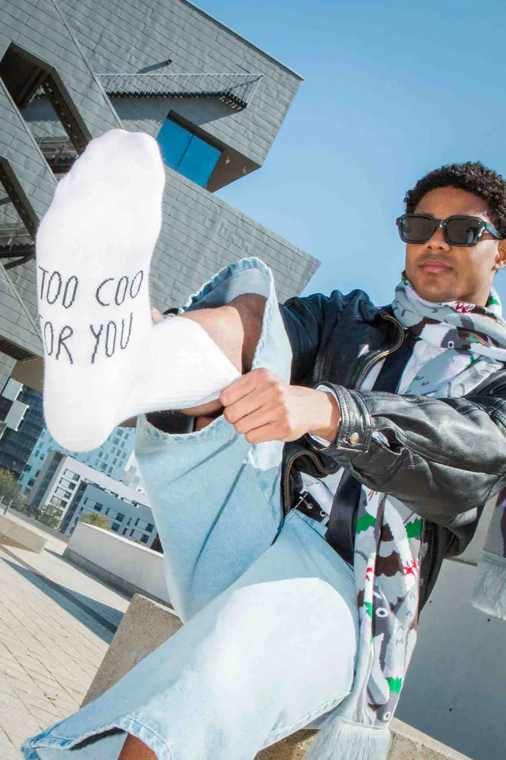 Eat My Socks Pigeon Flat-Pack strømper Too Coo For You bomuld