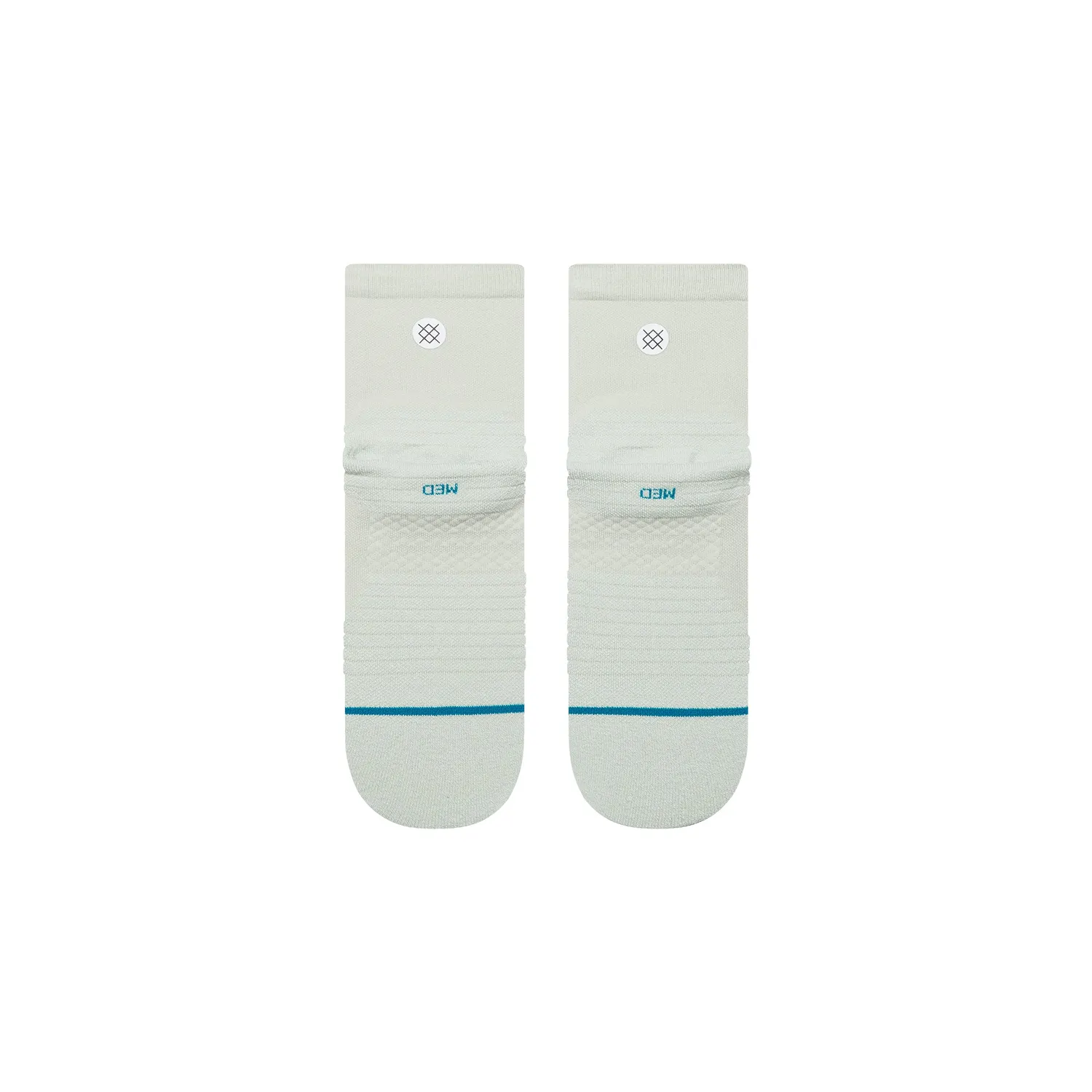Stance Solid Light Quarter løbestrømper lyseblå 1 par åndbar