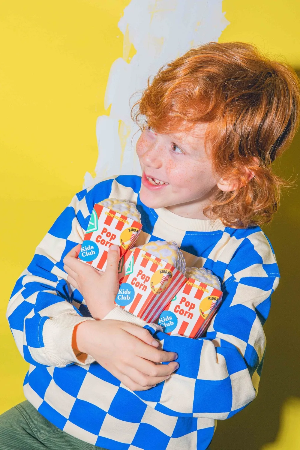 Eat My Socks Popcorn Kids sokker 1 par bomuld