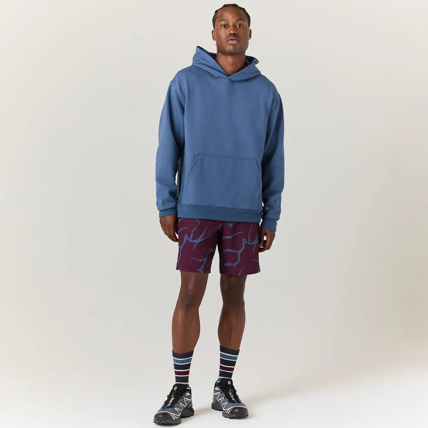 Stance Aura Hoodie hættetrøje sea blue relaxed