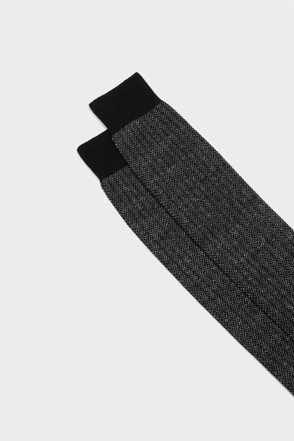 Bresciani Essentials Michele sokker black-grey hørblanding