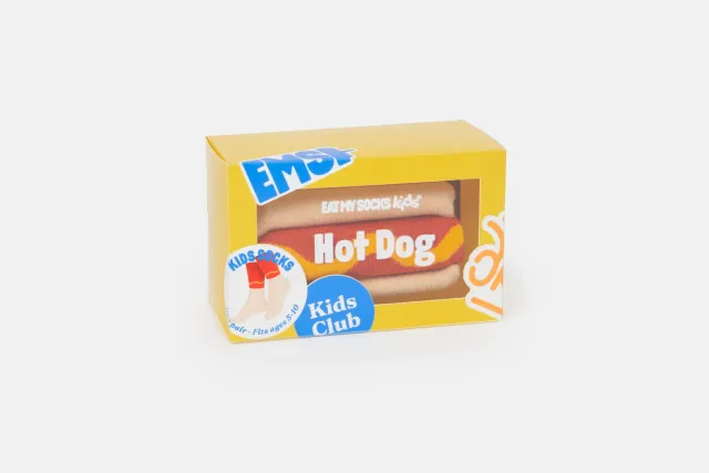 Eat My Socks Hot Dog børnestrømper bomuld