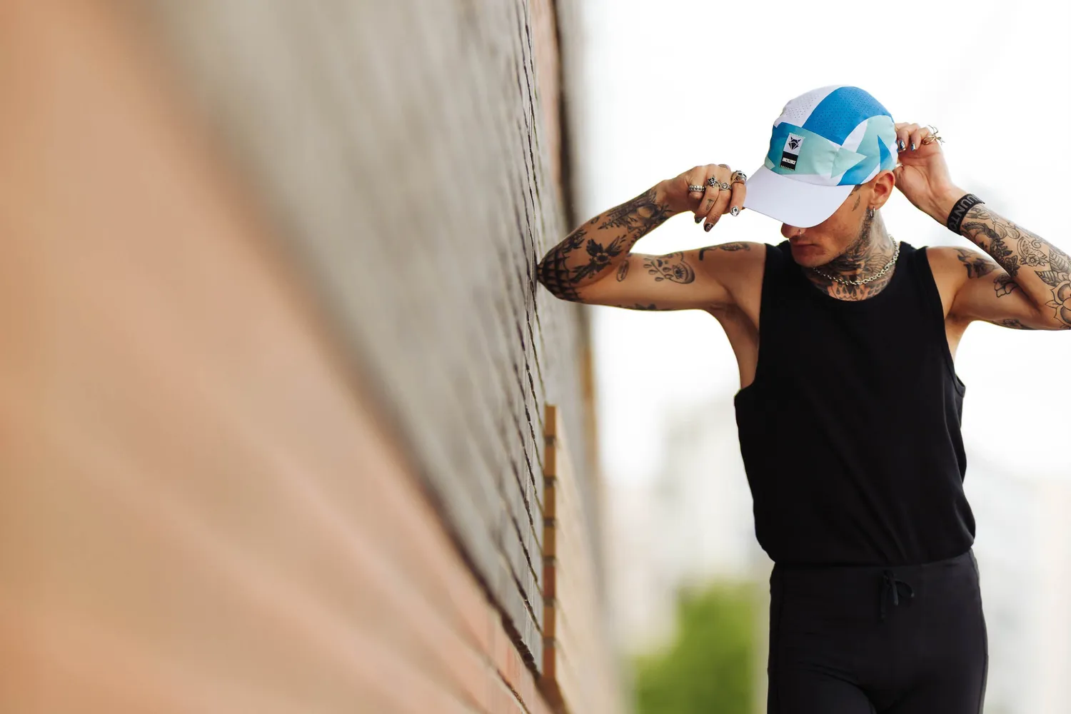 Incylence Running Cap Arctic Flow løbekasket one size let