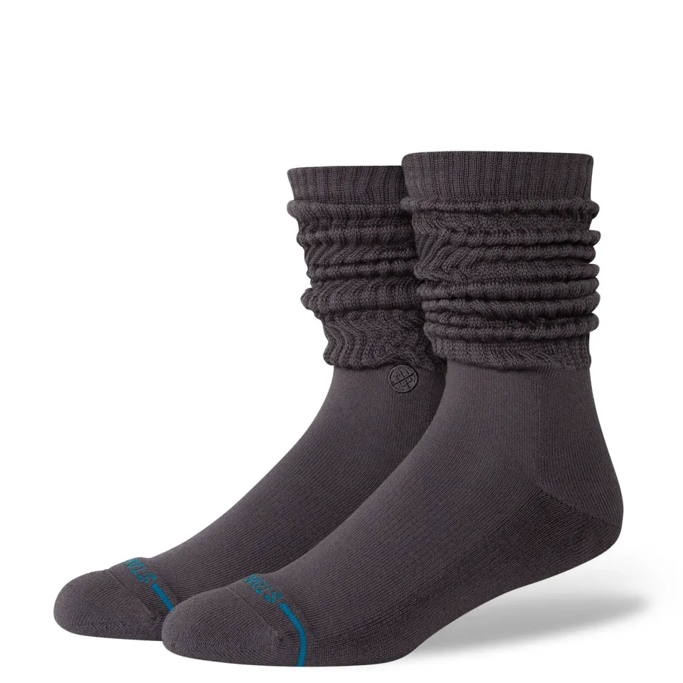 Stance Icon Slouch crewsokker charcoal medium