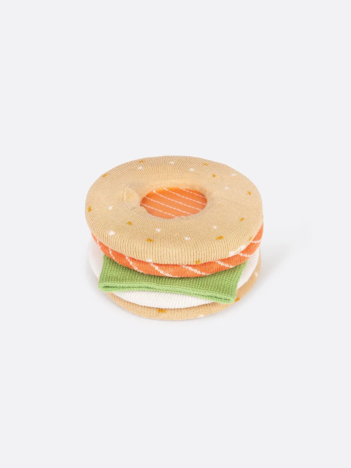 Eat My Socks Salmon Bagel sokker 1 par sjove
