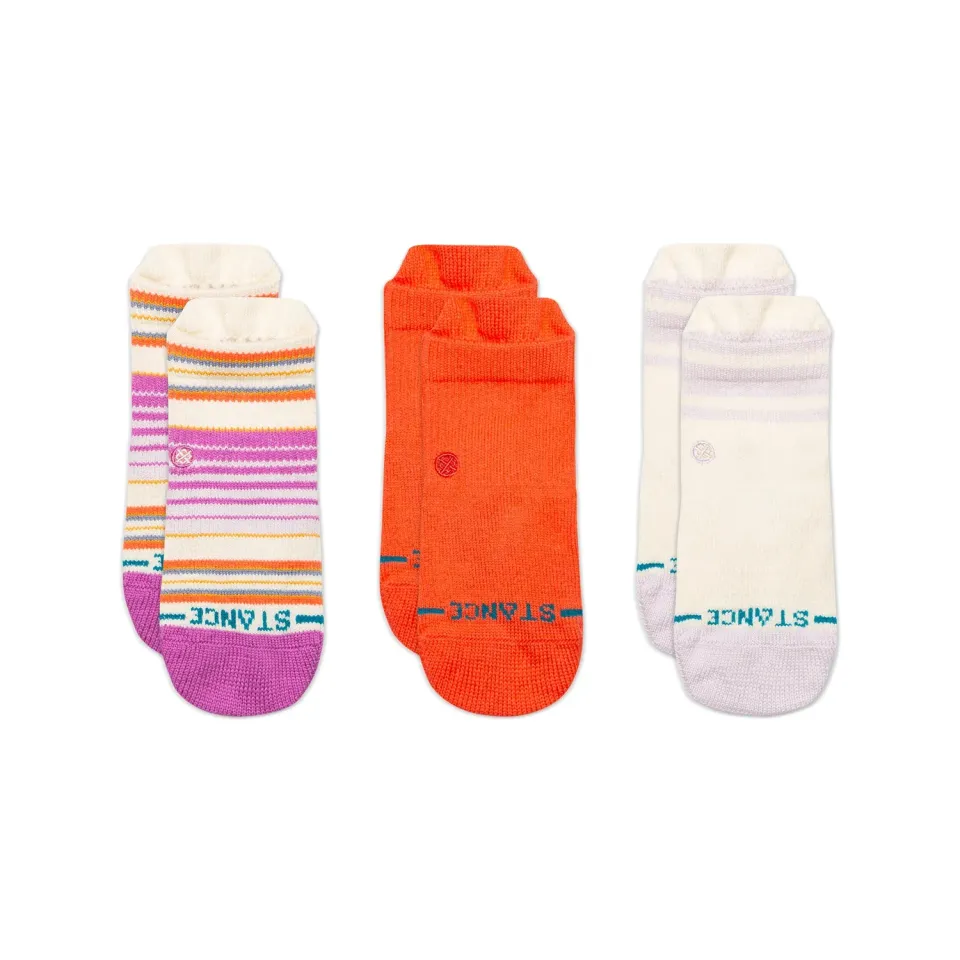 Stance Rockford babysokker Coral 3-pak bløde