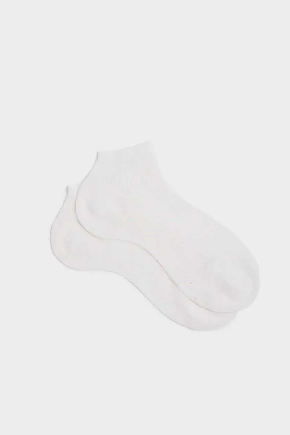 Bresciani Essentials Sofia ankelstrømper offwhite bomuld