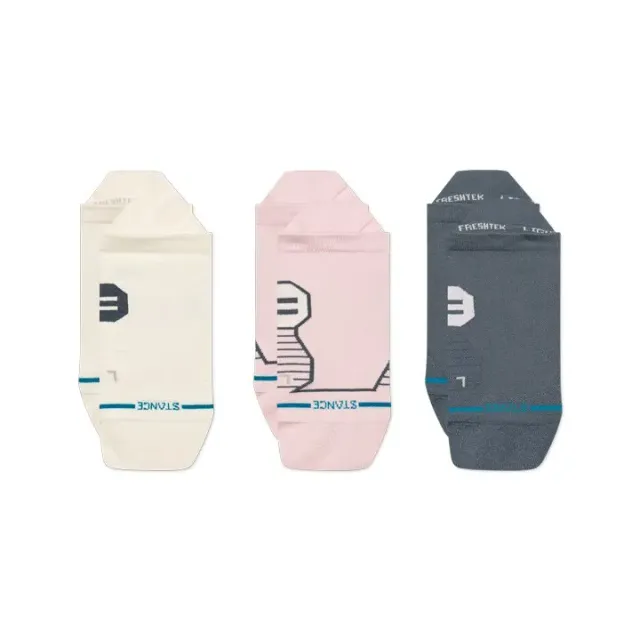 Stance Solid Light Tab løbestrømper turbulence 3-pak – lette