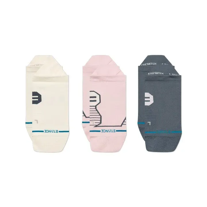 Stance Solid Light Tab løbestrømper turbulence 3-pak – lette