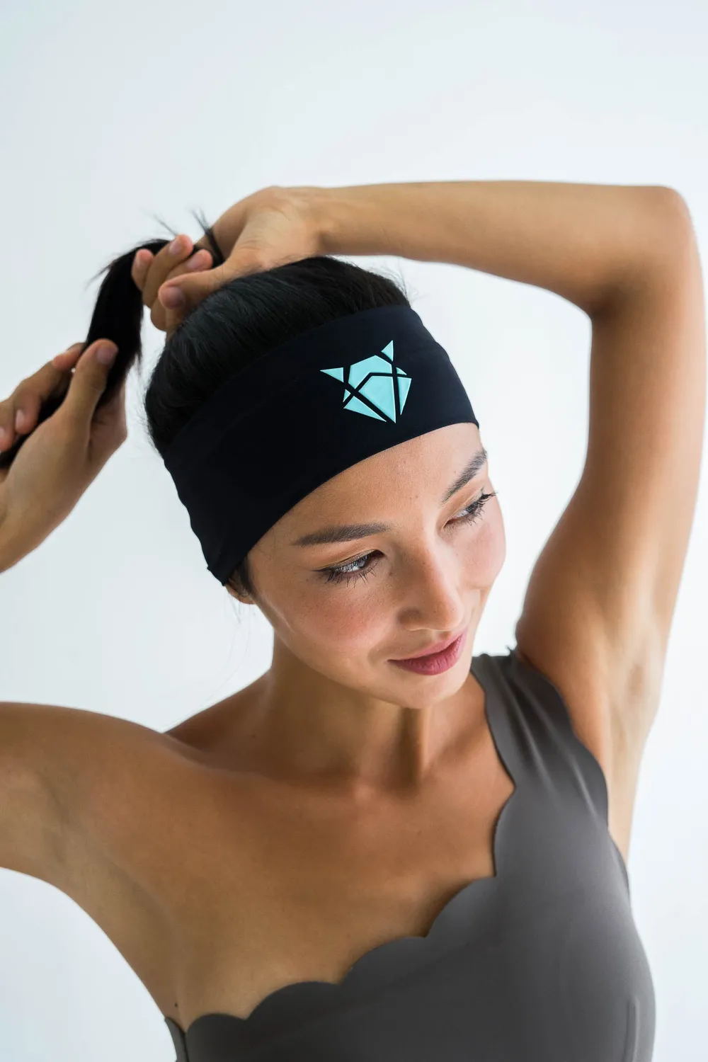 Incylence Headband V2 pandebånd sort mint smal svedtransporterende