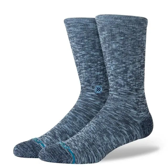 Stance Slub Crew sokker navy 1 par bomuld
