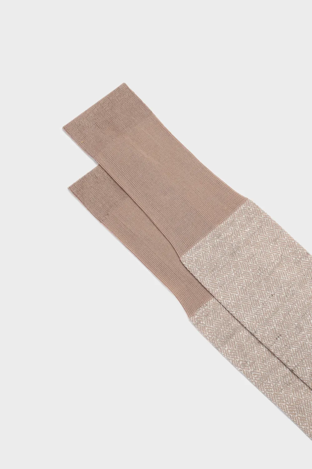 Bresciani Essentials Mattia her annonce strømper clay-ivory hør