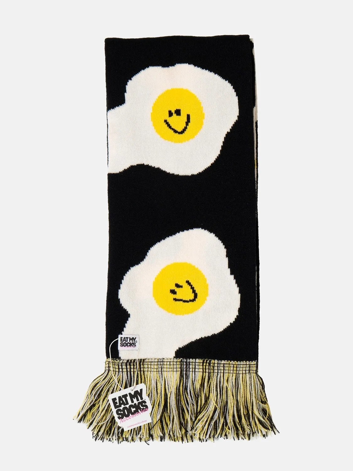 Eat My Socks Fried Egg tørklæde spejlæg