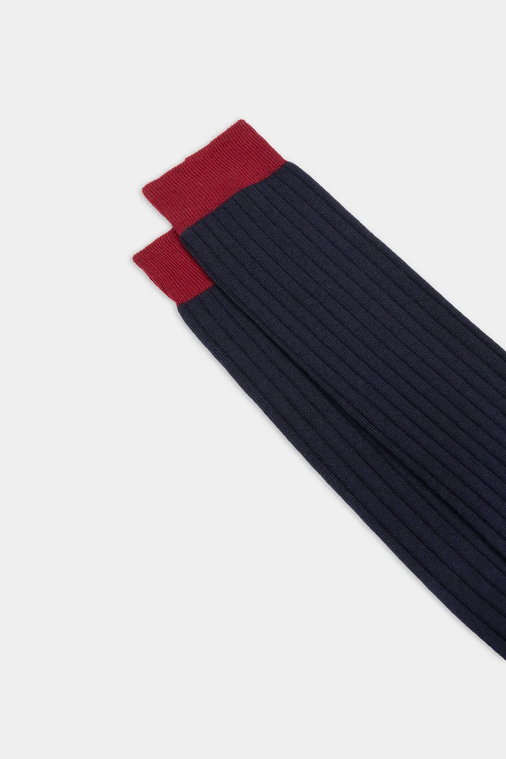 Bresciani Essentials Elia herresokker navy uld