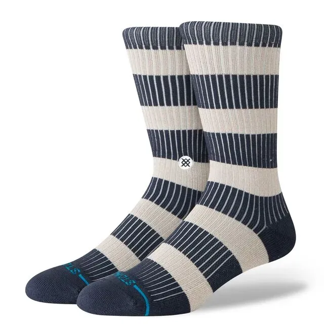 Stance Jailbird crew-sokker navy medium polstring