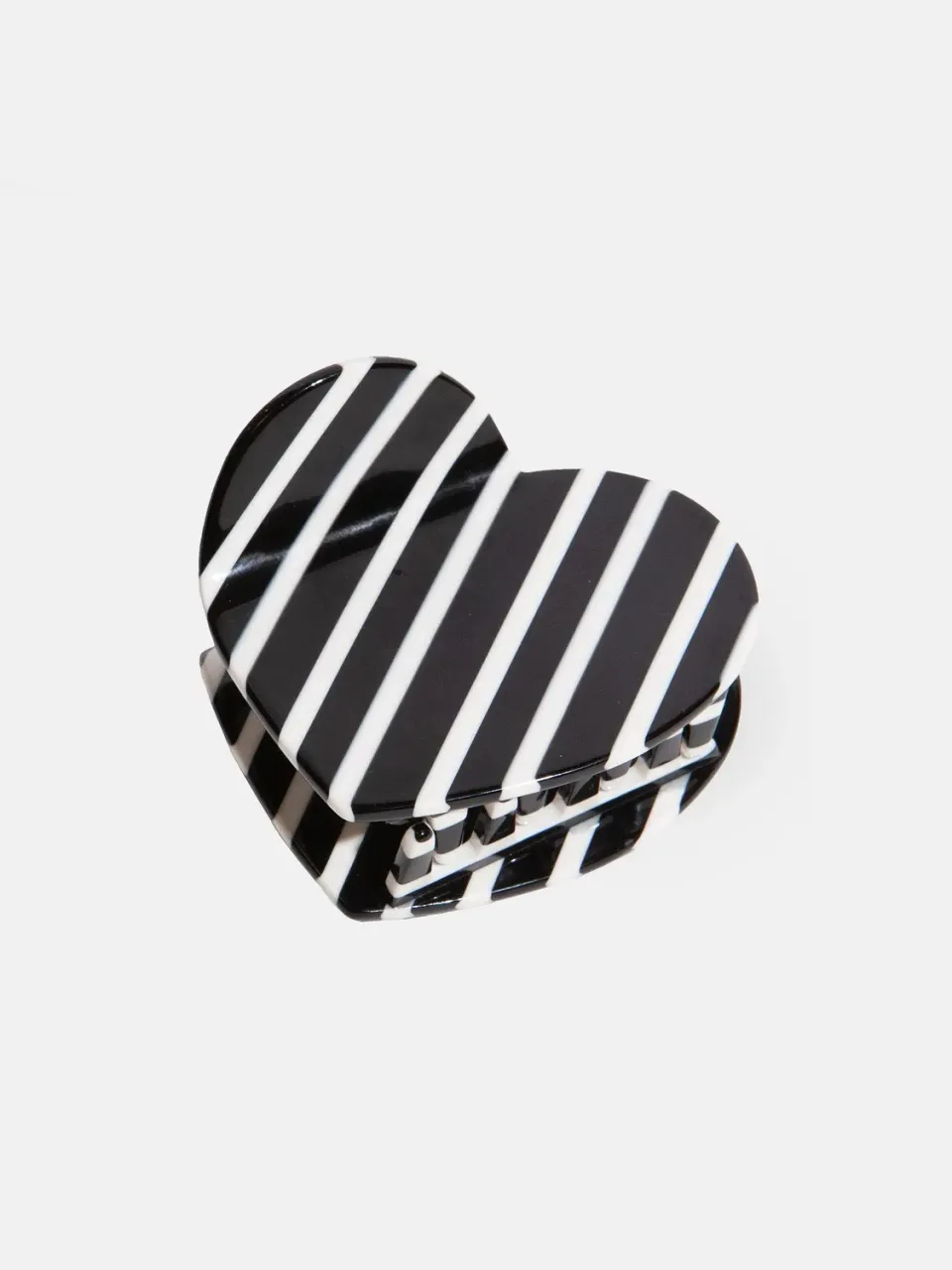 Eat My Socks Heart Hair Claw Stripes hårklo stribet stærkt greb