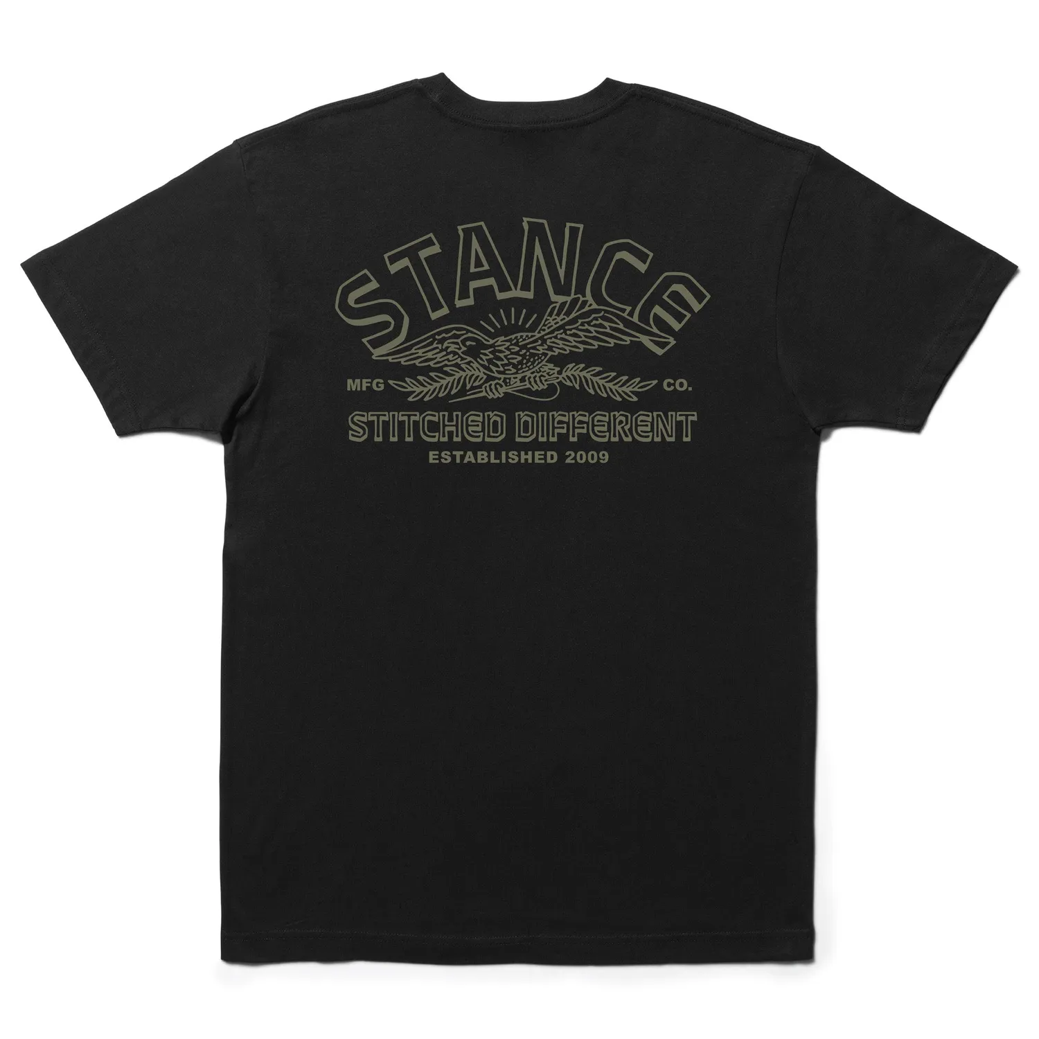 Stance Carrier T-shirt sort 100% bomuld graphic