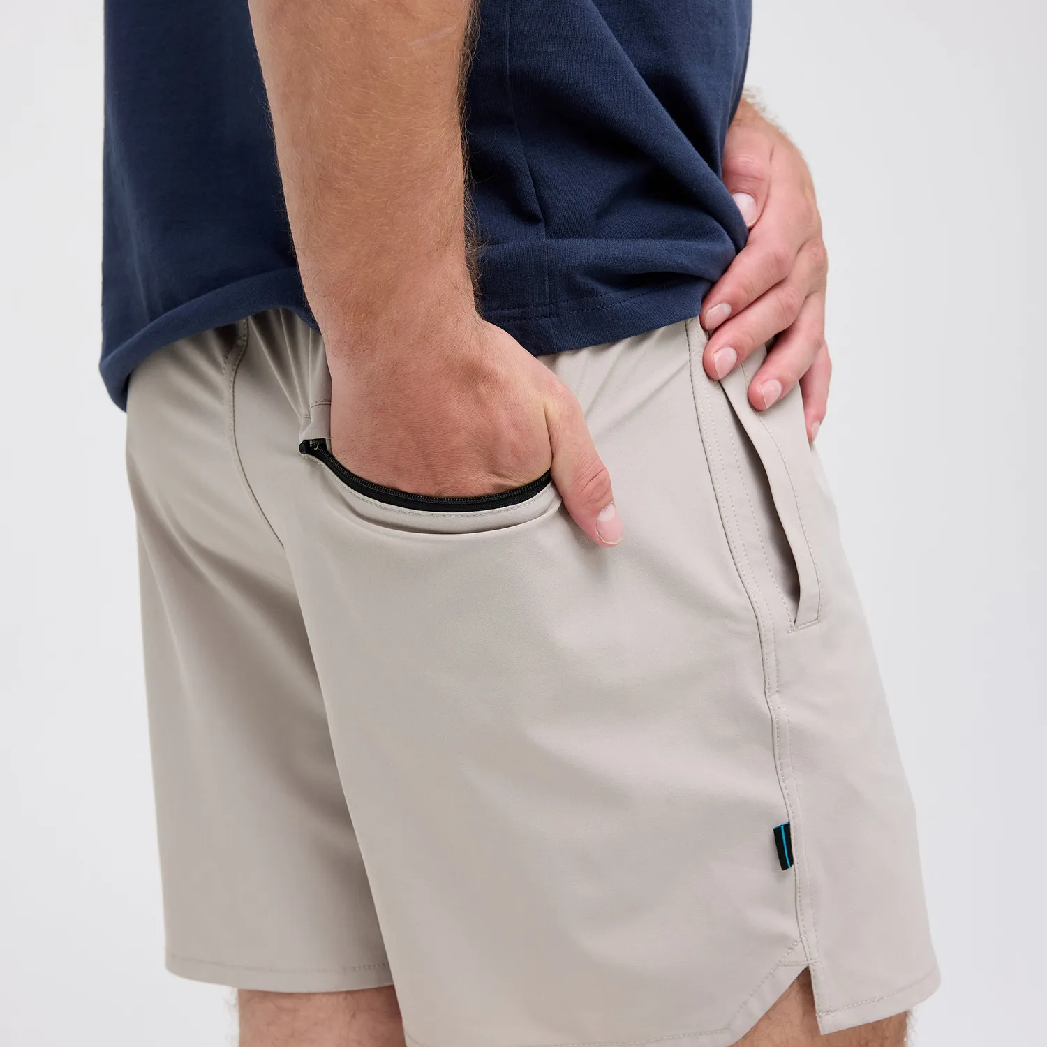 Stance Complex Hybrid 5" shorts string grey stræk