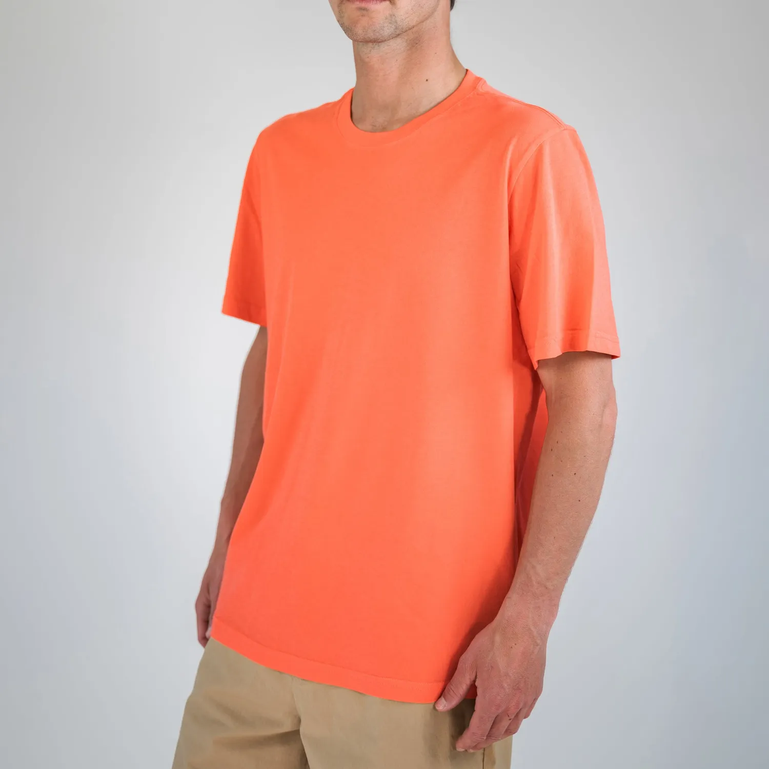 Stance Studio Organic T-shirt coral økologisk bomuld