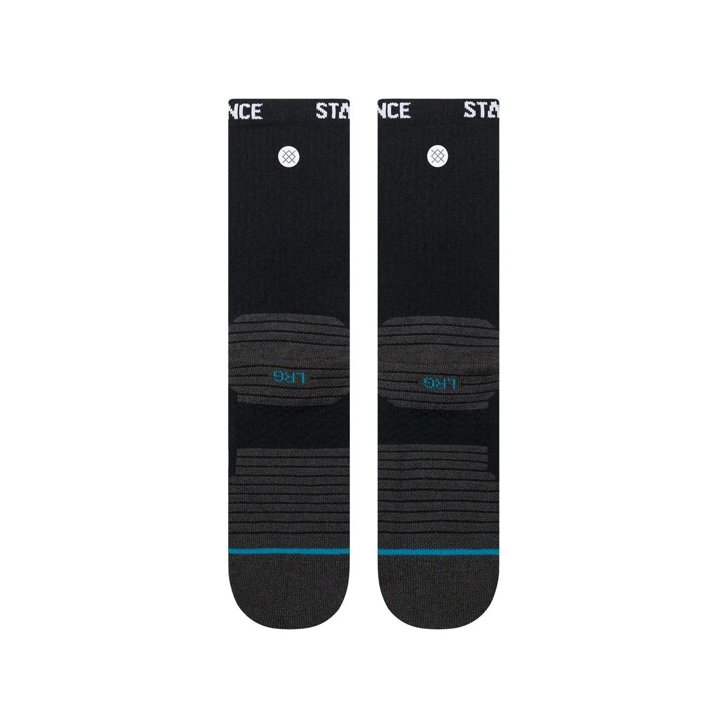 Stance Golf Ribbed Mid Crew sokker sort åndbar