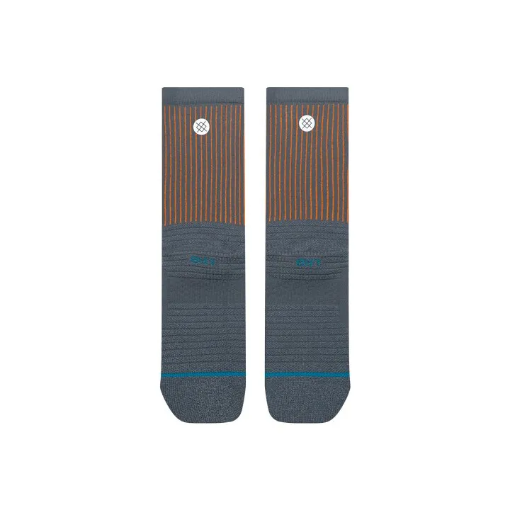 Stance Pop Stitch A458C26POP crew strømper grå