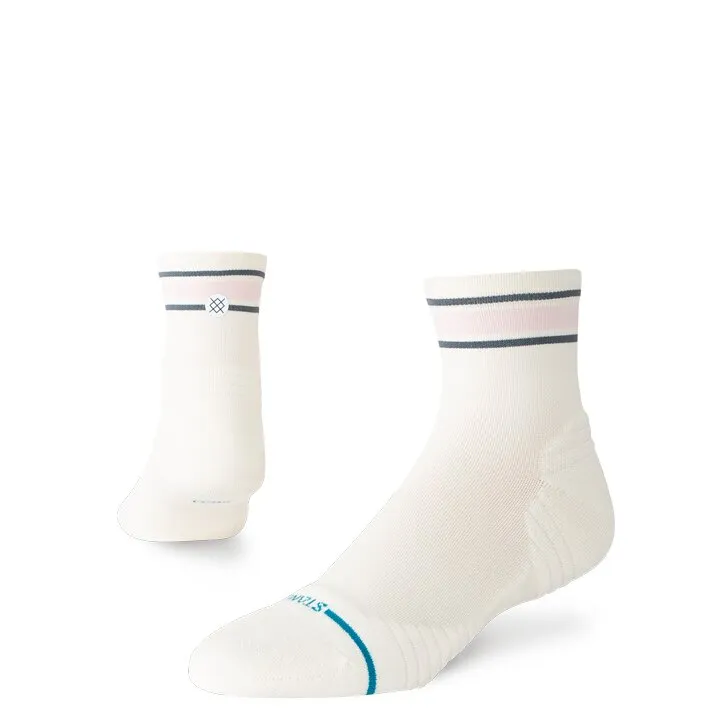 Stance Wiley light quarter løbestrømper off white