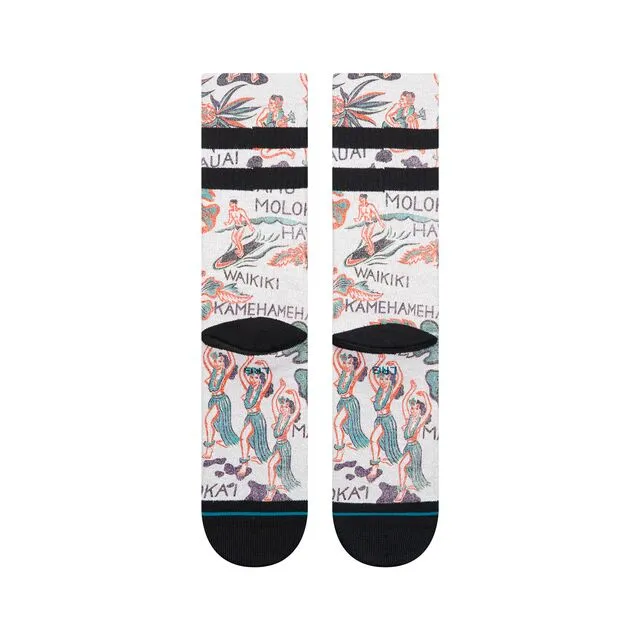 Stance Lei Lei Crew strømper grå medium