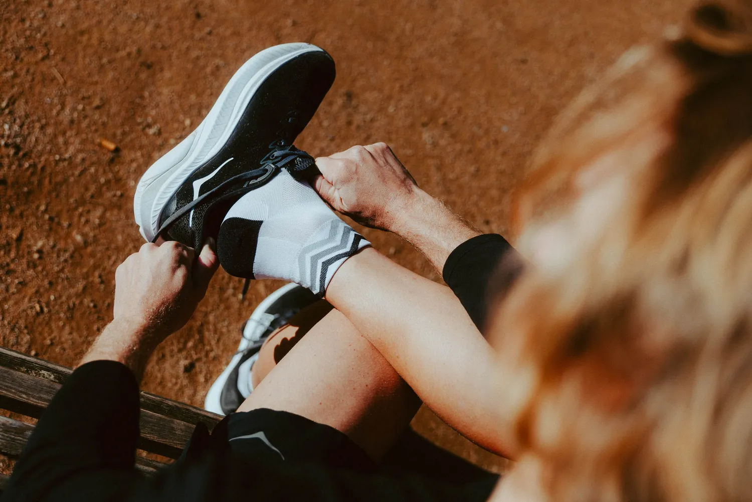 Incylence Ultralight Waves Short løbestrømper hvid åndbar
