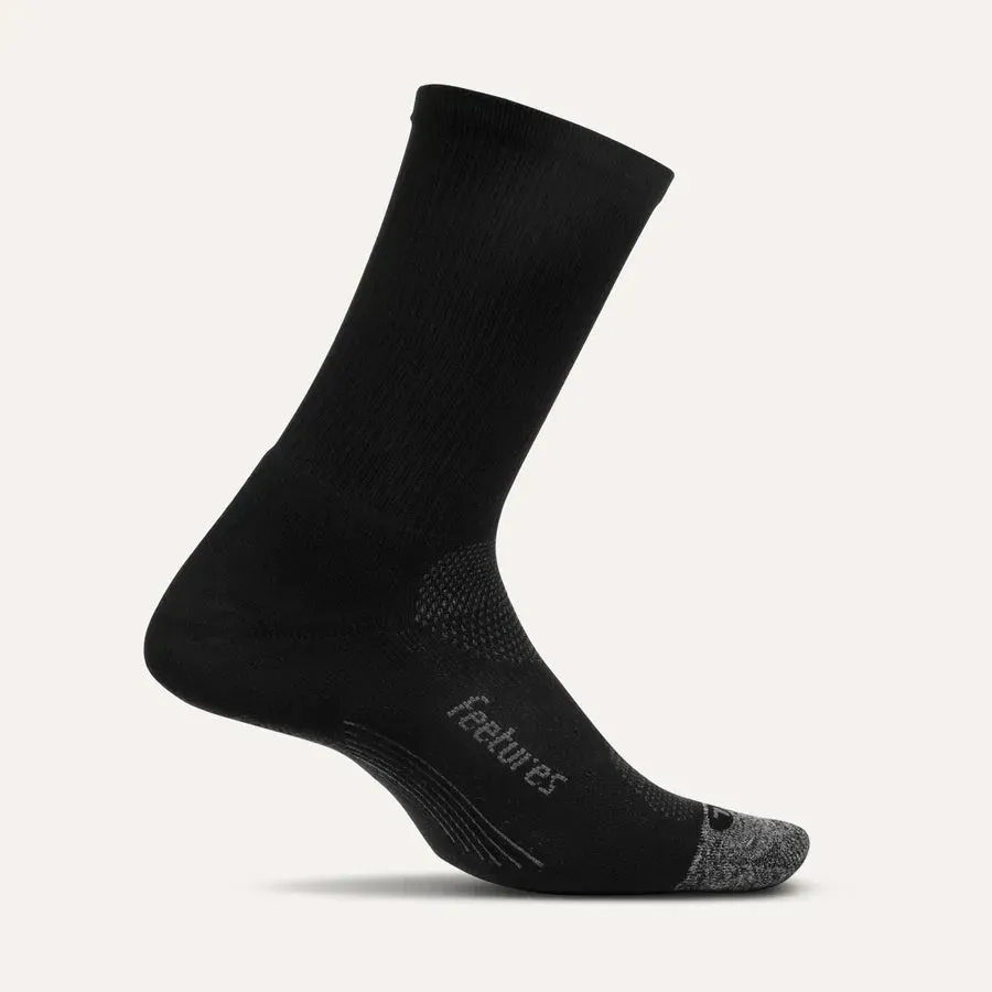 Feetures Elite Light Cushion Mini Crew løbesok Black