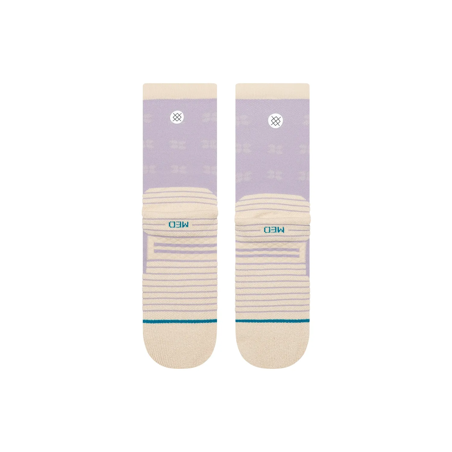 Stance Latta Mid Crew strømper lilla medium