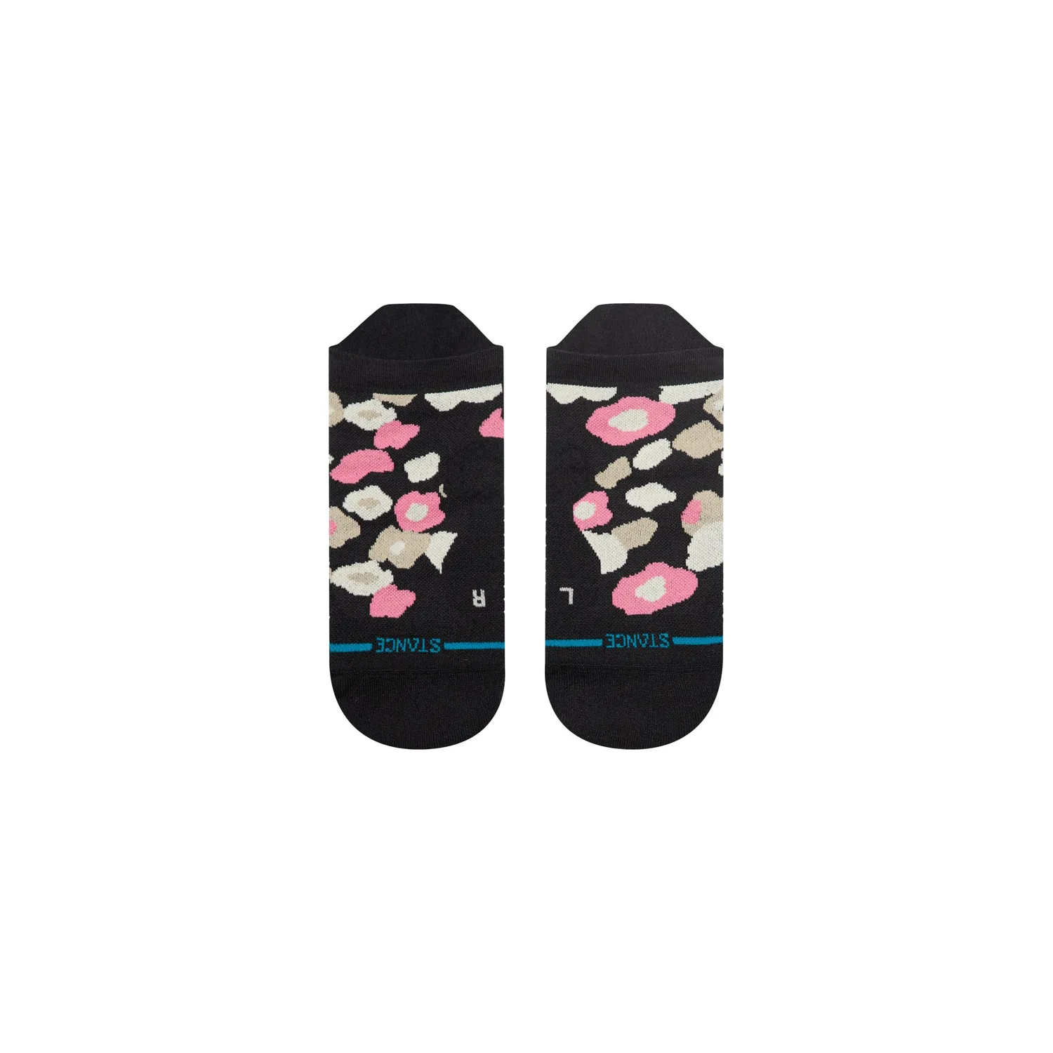Stance Camo Floral Light Tab løbesokker sort