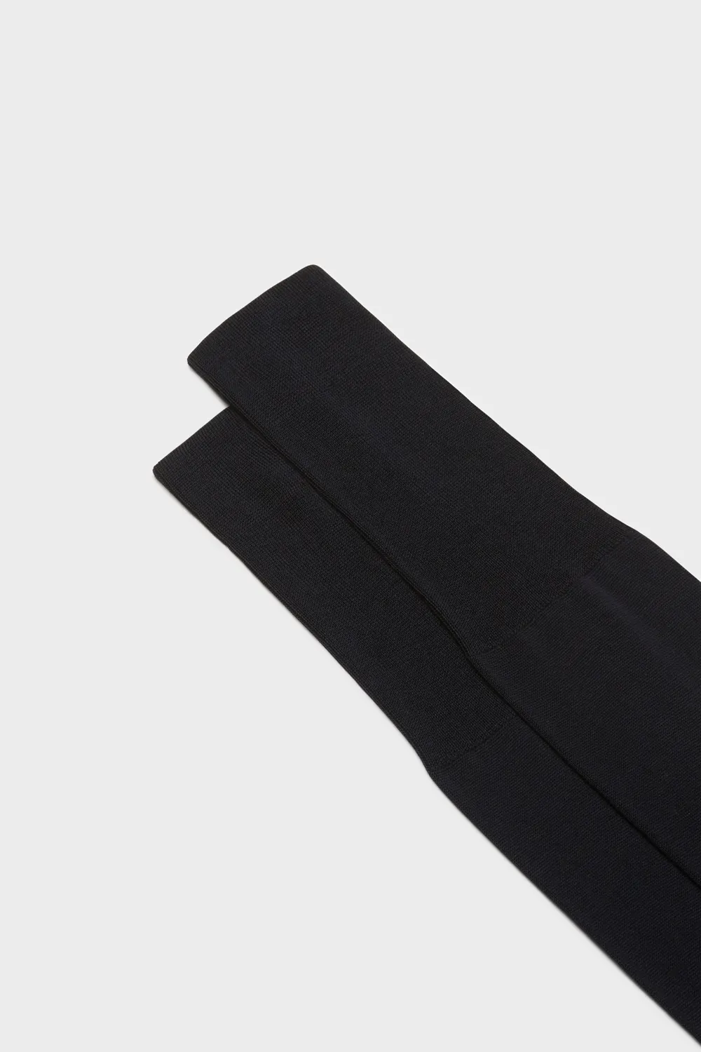 Bresciani Essentials Monogramma herresokker blå bomuld