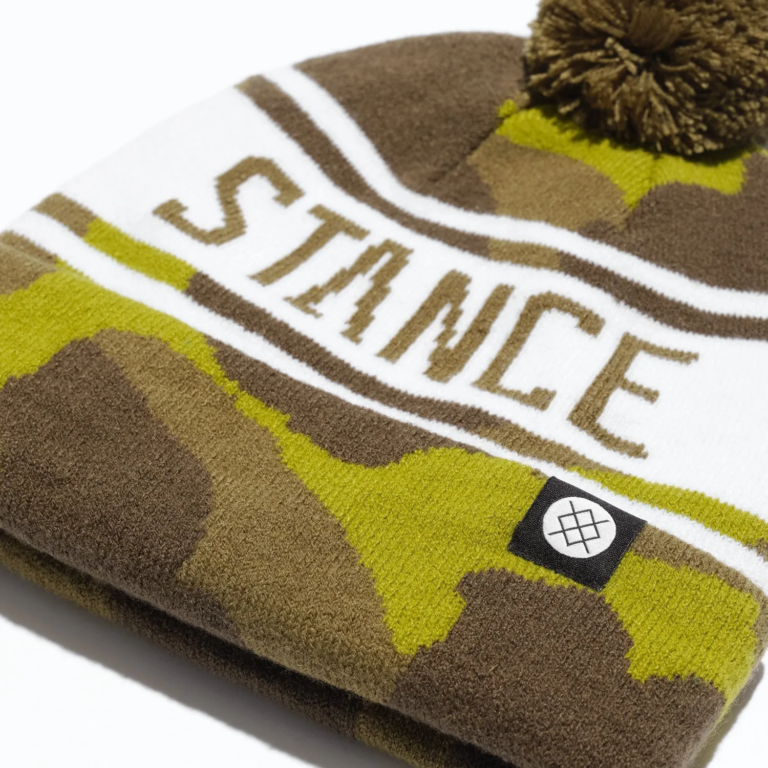 Stance OG Pom beanie hue camo blød akrylstrik