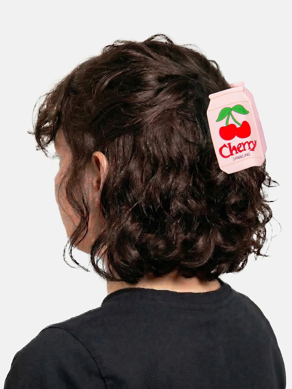 Eat My Socks Cherry Soda hårklemme kirsebær-design