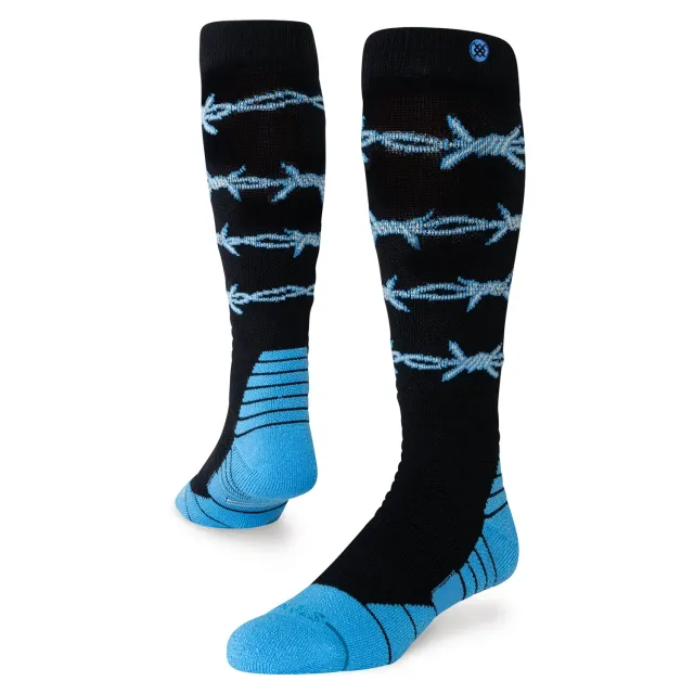 Stance Barbed Wire Mid Poly skistrømper blå OTC