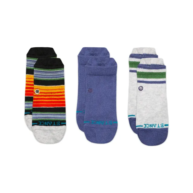 Stance Rockford børnestrømper indigo 3-pak blød