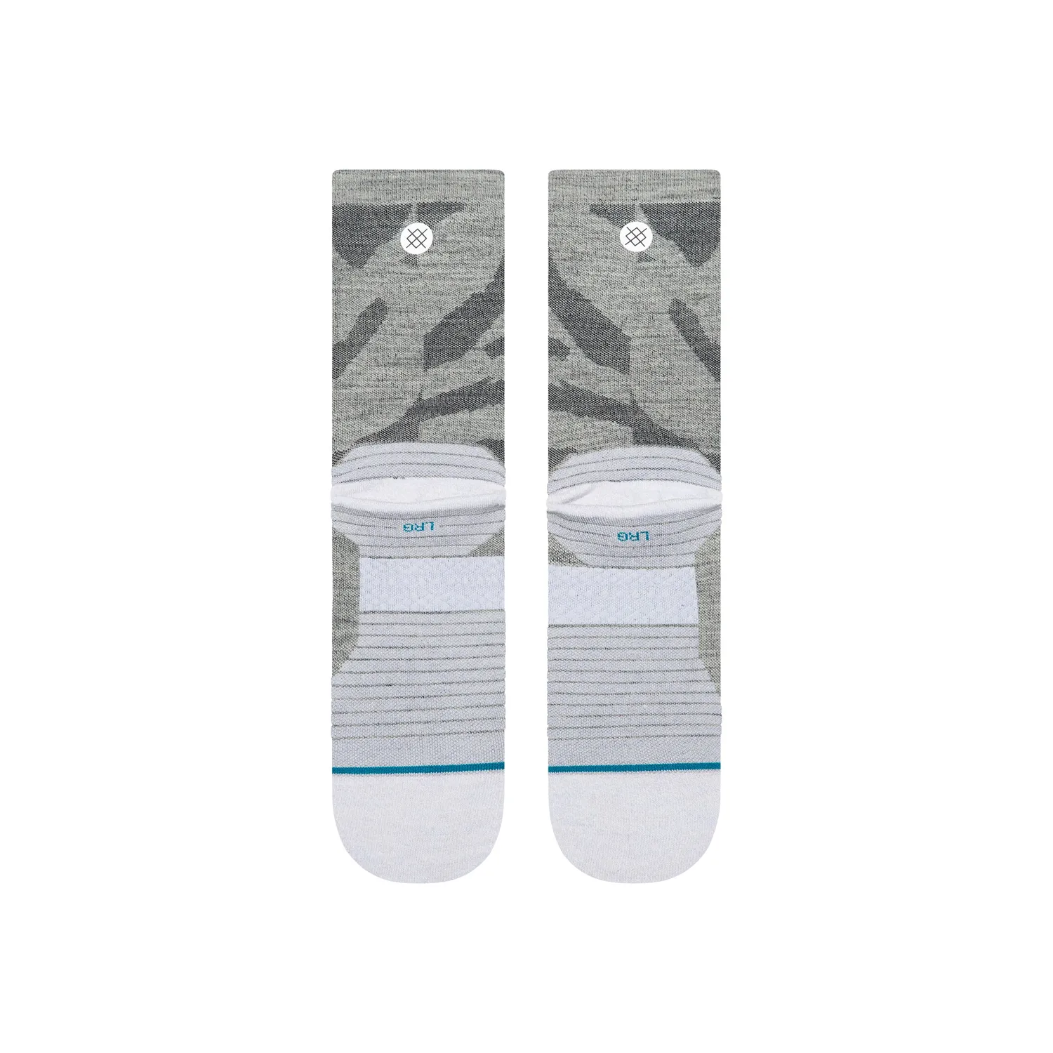Stance Digi Dash Light Wool Crew strømper hvid