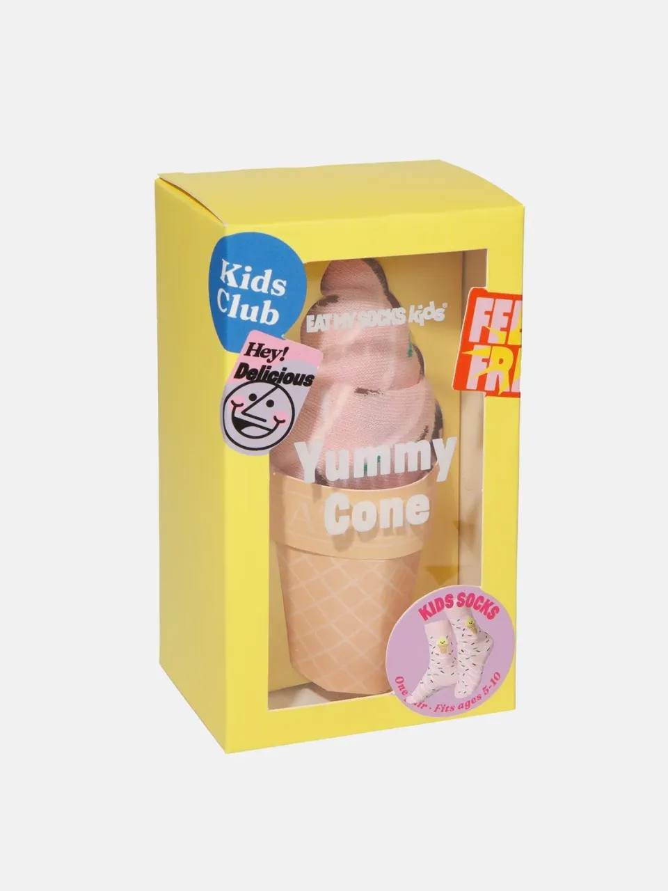 Eat My Socks Yummy Cone børnesokker isvaffel åndbar