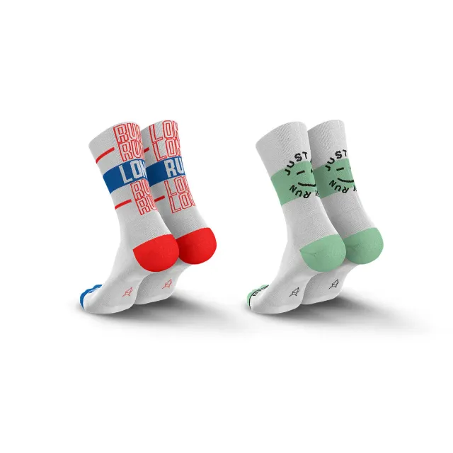 Incylence Running Mottovational Duo #1 løbestrømper 2-pak
