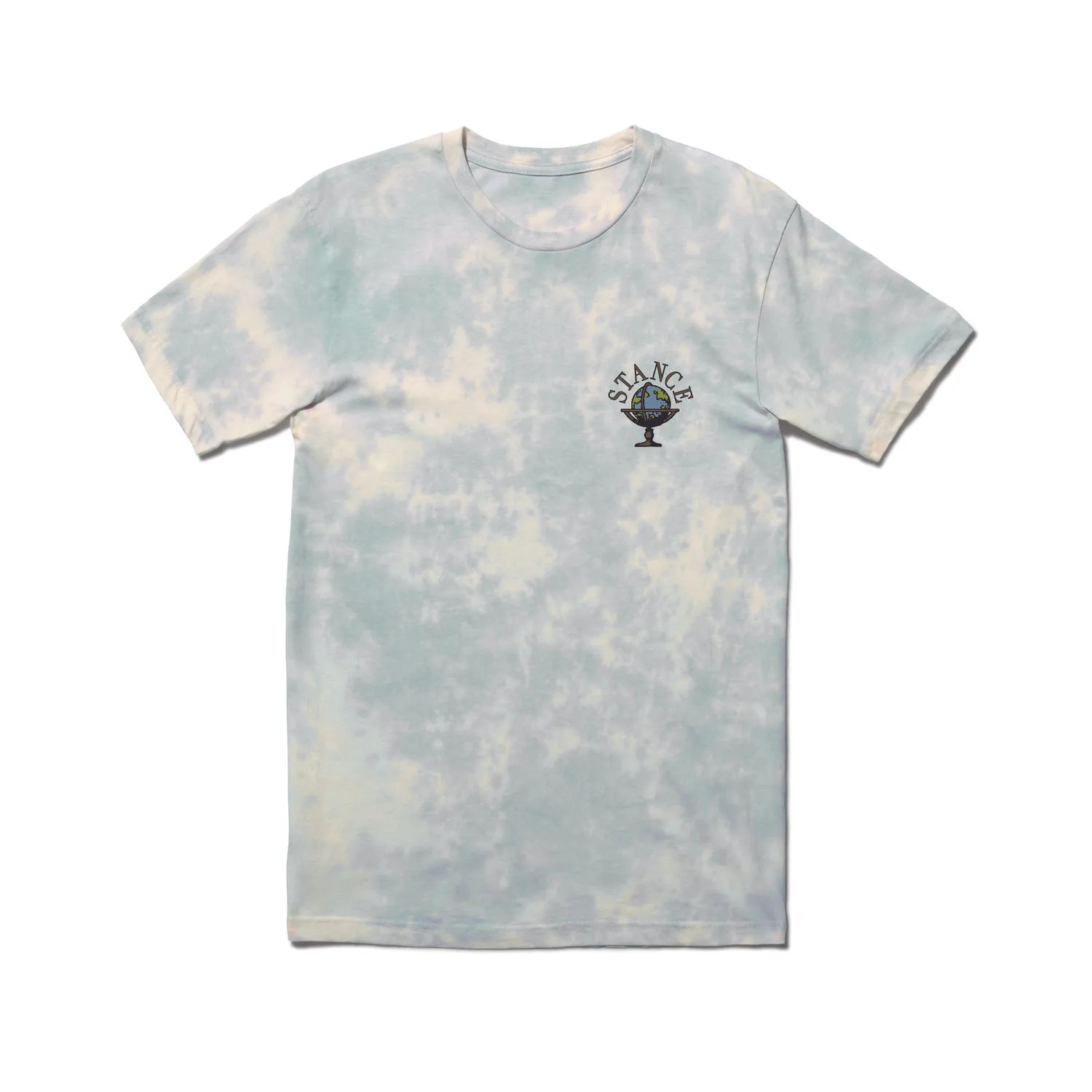 Stance Sol t-shirt Blue Wash mellemvægt bomuld