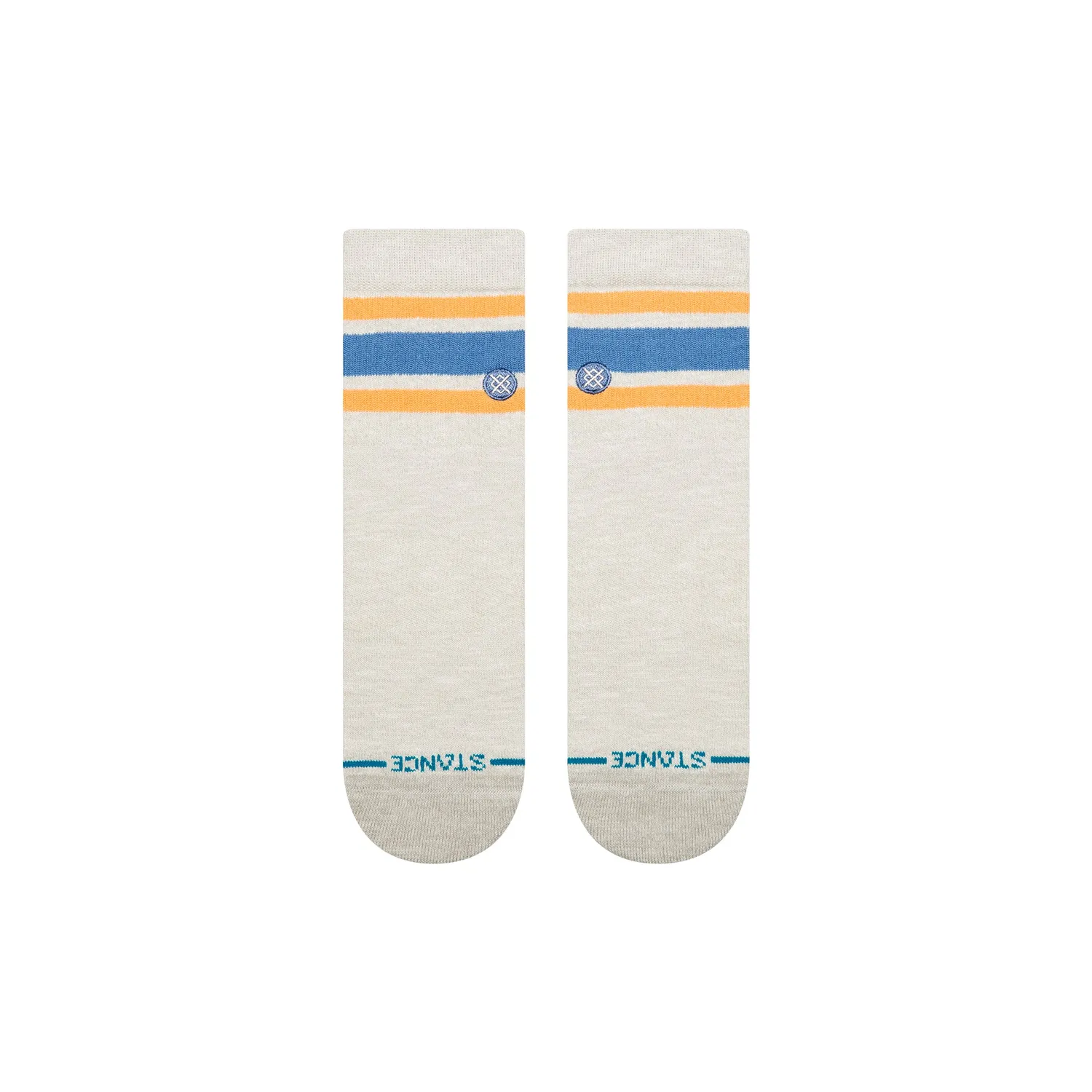 Stance Slub Boyd Quarter sokker graa bomuld