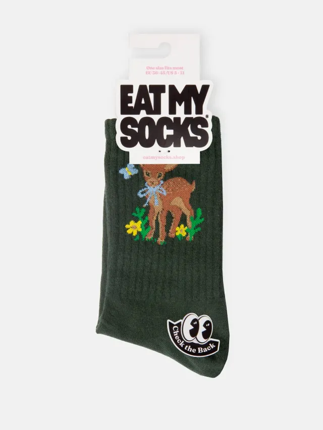 Eat My Socks Wonder Deer sokker flat-pack