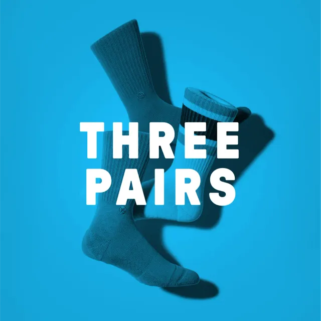 Stance Sock Subscription strømpesæt 3 par bomuld