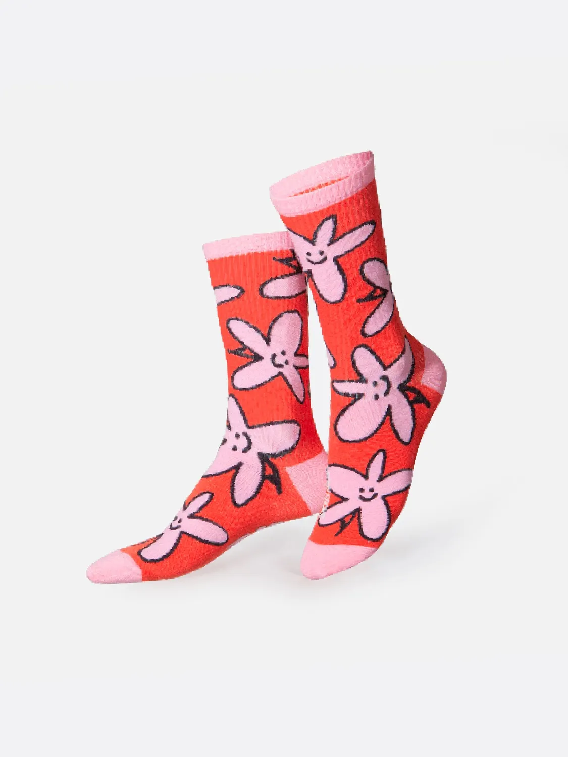 Eat My Socks Daisy strømper marguerit 1 par bomuld