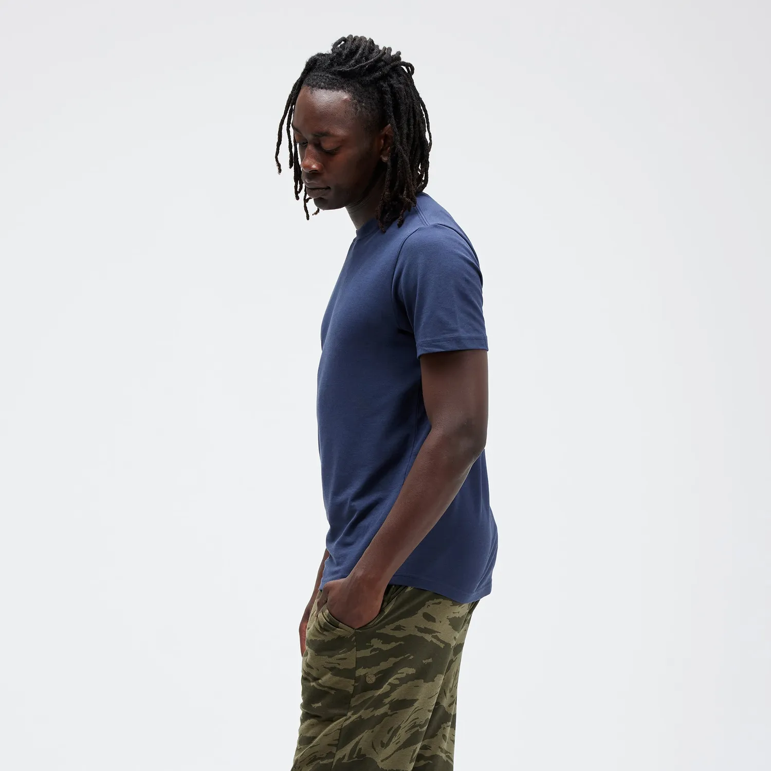 Stance Fragment T-shirt mørkenavy åndbar