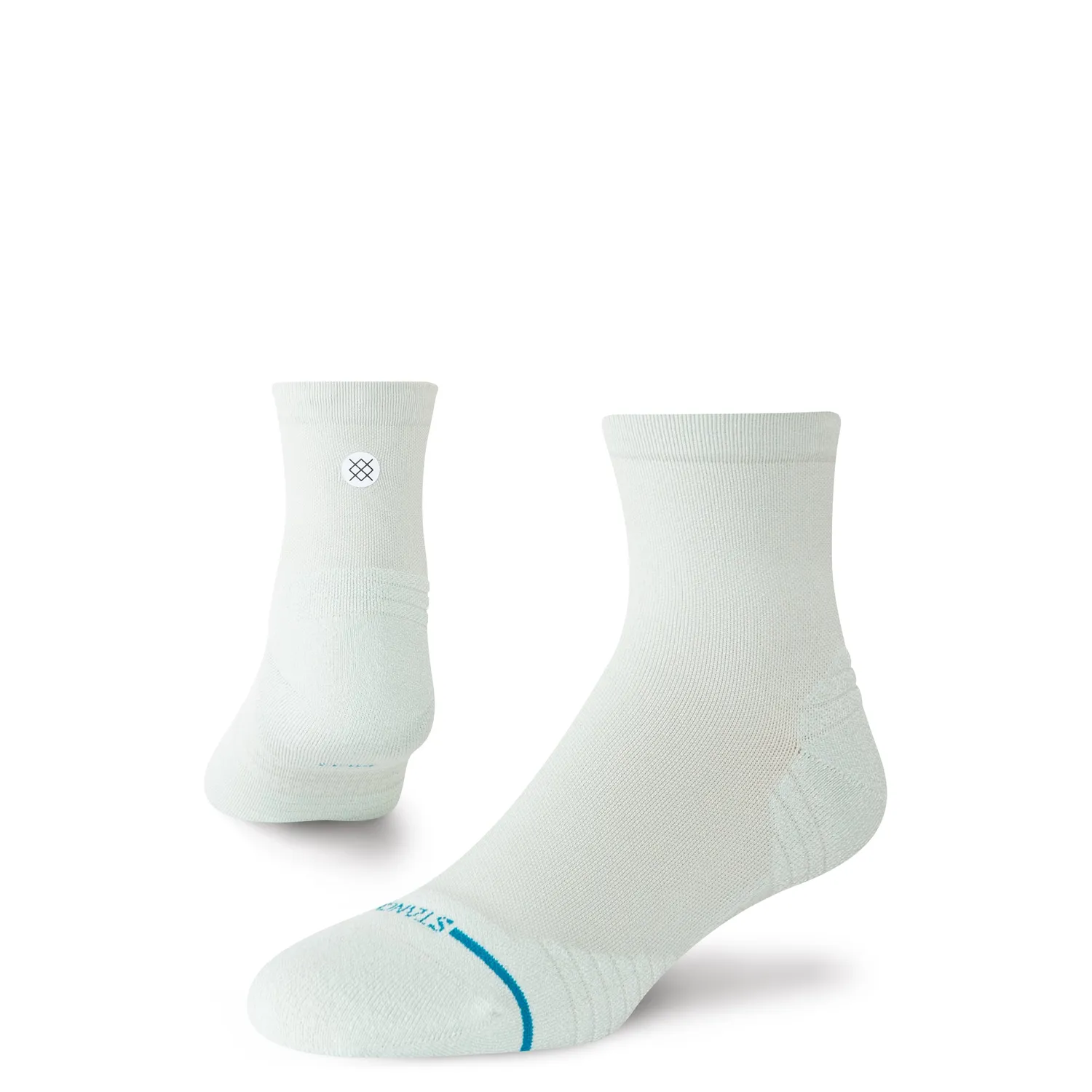Stance Solid Light Quarter løbestrømper lyseblå 1 par åndbar