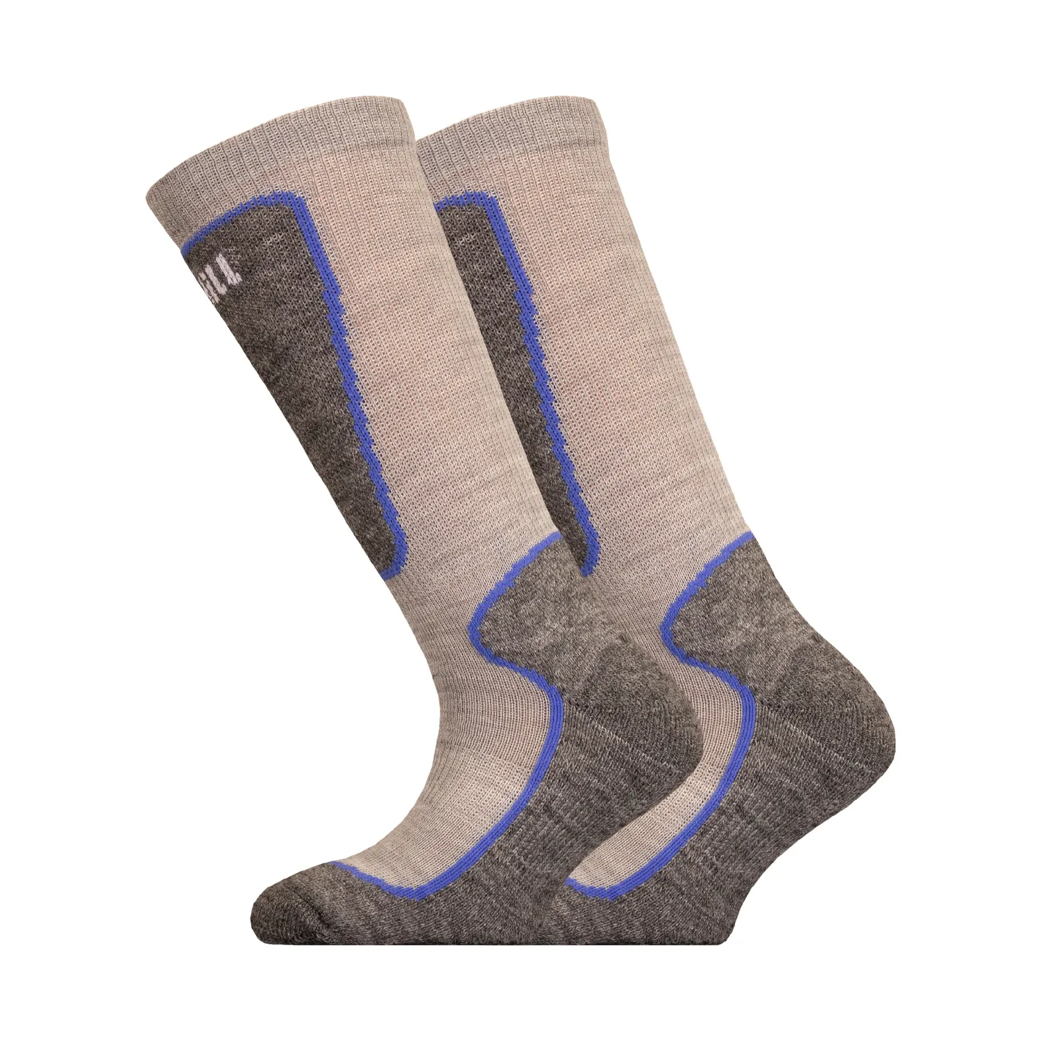 Uphillsport Valta Junior Alpine Ski M5 skisokker naturhvid merino