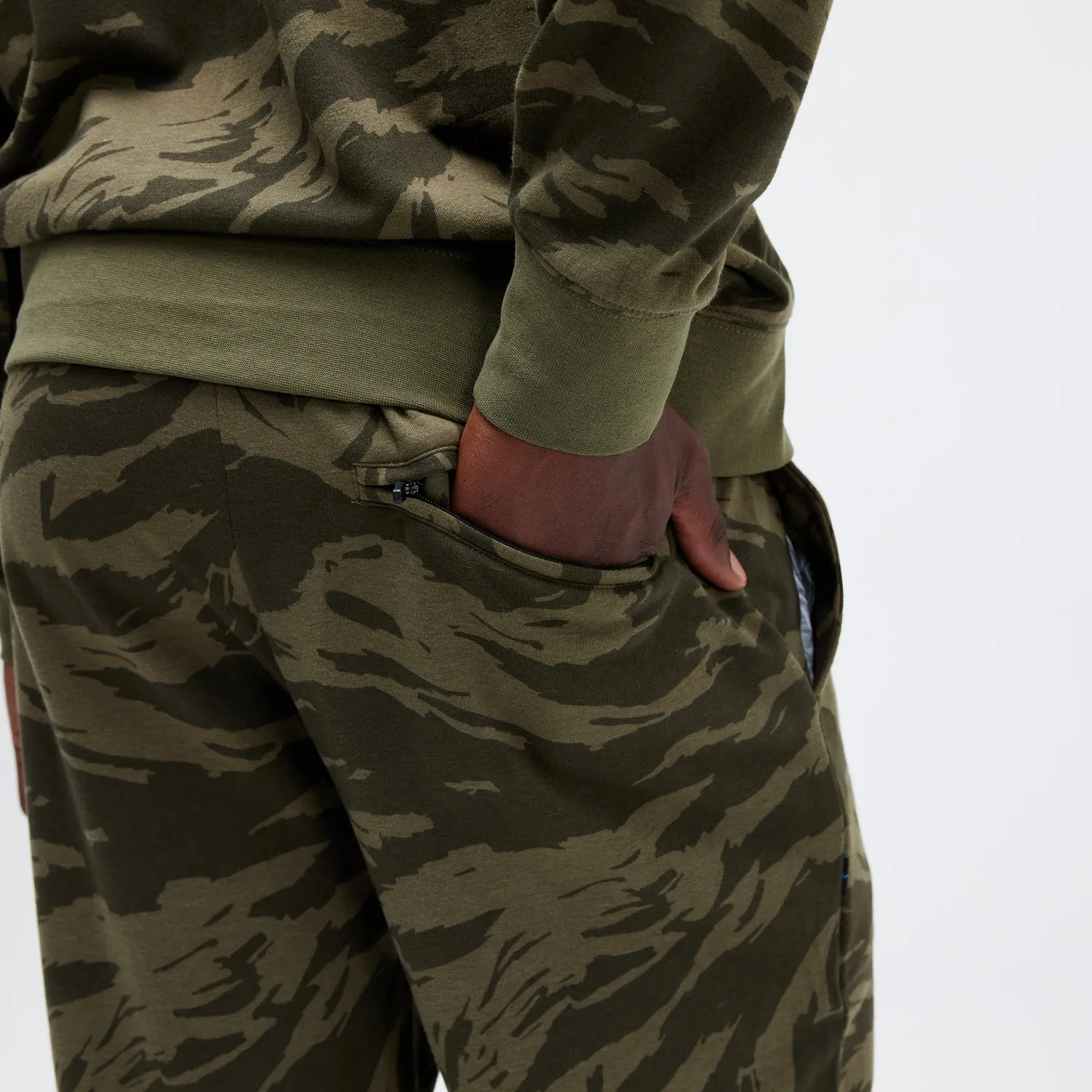Stance Shelter jogger green camo blød fleece