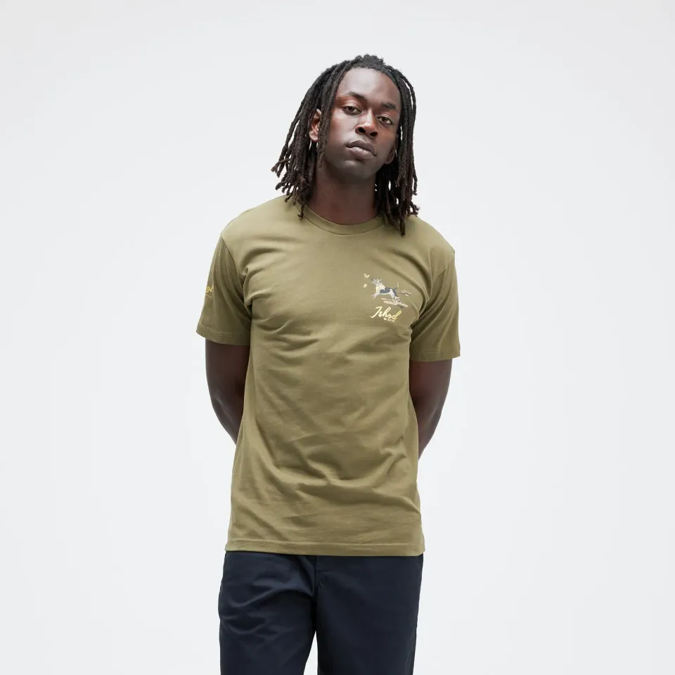 Stance Ishod T-shirt military green skate