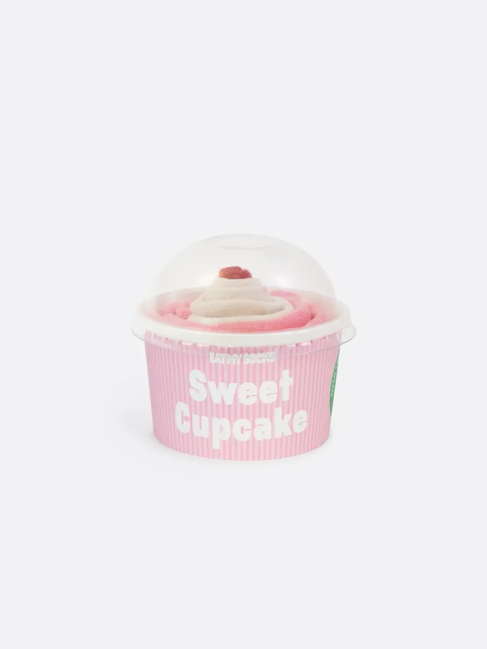 Eat My Socks Strawberry Cupcake strømper 3D cupcake